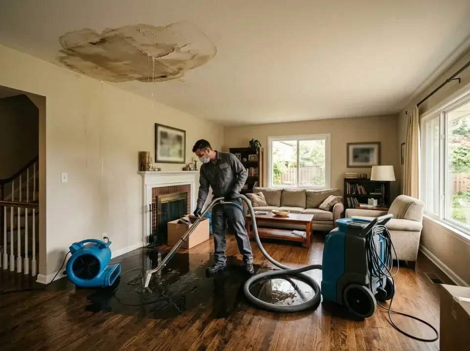attic-pipe-burst-ceiling-drip-008 — frequently asked questions, Water Damage Restoration & Carpet Care in Glendale Heights,…